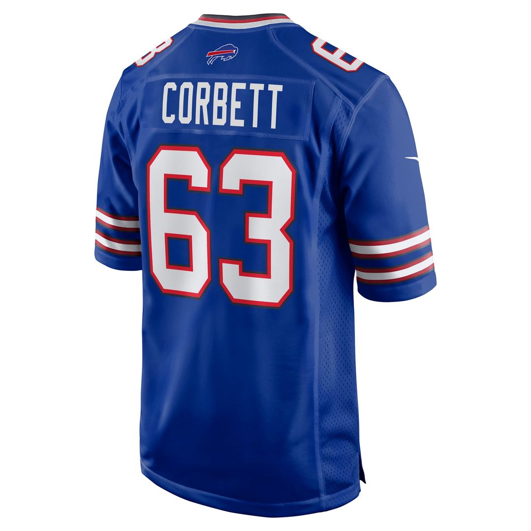 Buffalo Bills Austin Corbett Nike Royal Team Game Jersey - product image 3