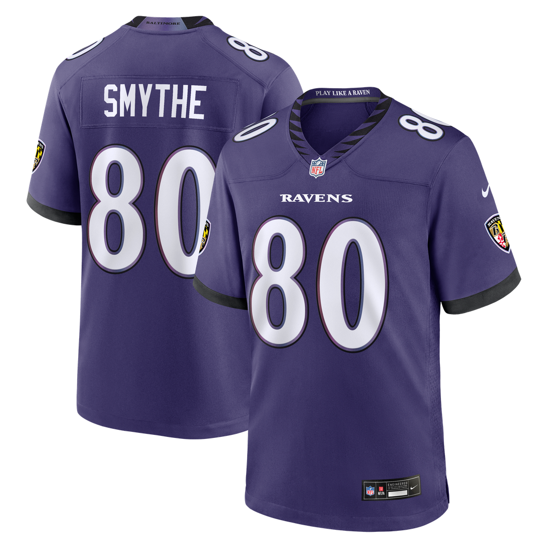 Baltimore Ravens Durham Smythe Nike Purple Team Game Jersey - product image 1