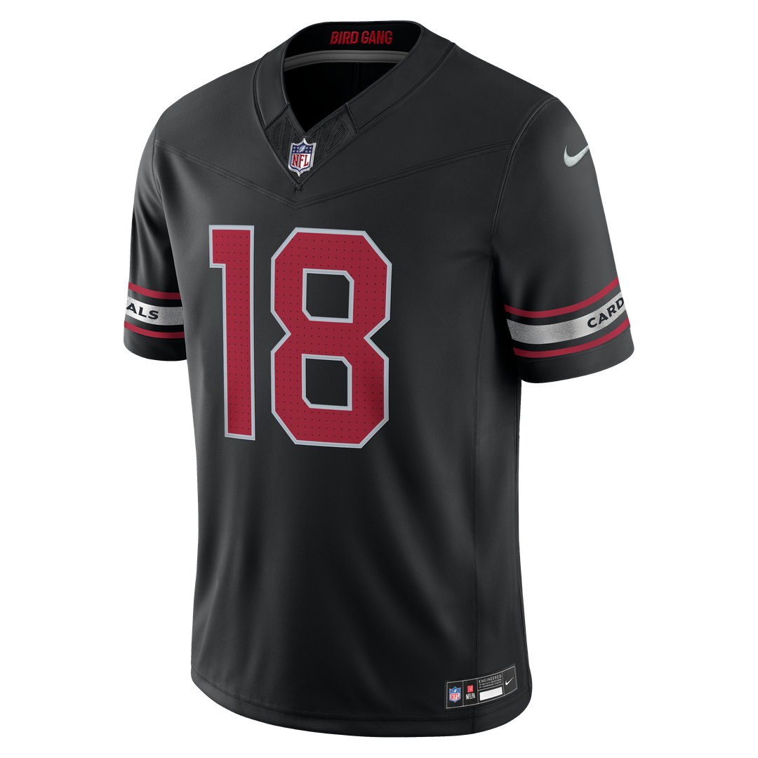 Arizona Cardinals Marvin Harrison Jr. Nike Black Alternate Vapor F.U.S.E. Stitched Limited Jersey - product image 2