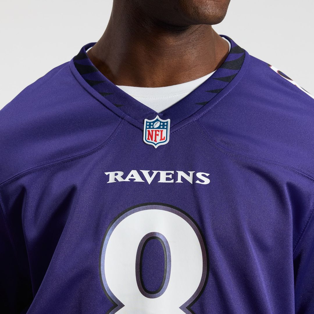 Baltimore Ravens Lamar Jackson Nike Purple Team Game Jersey - product image 9