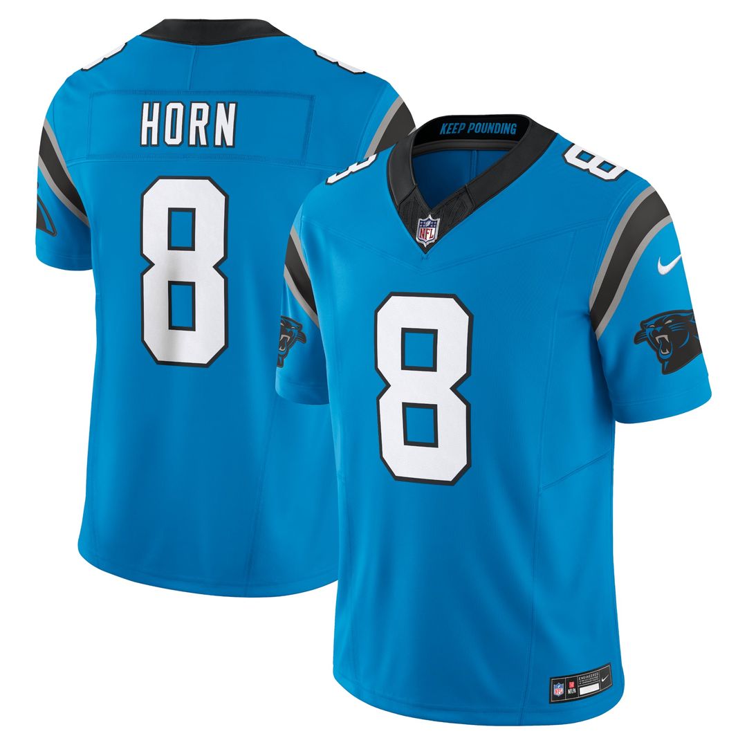 Carolina Panthers Jaycee Horn Nike Blue Vapor F.U.S.E. Limited Jersey - product image 1