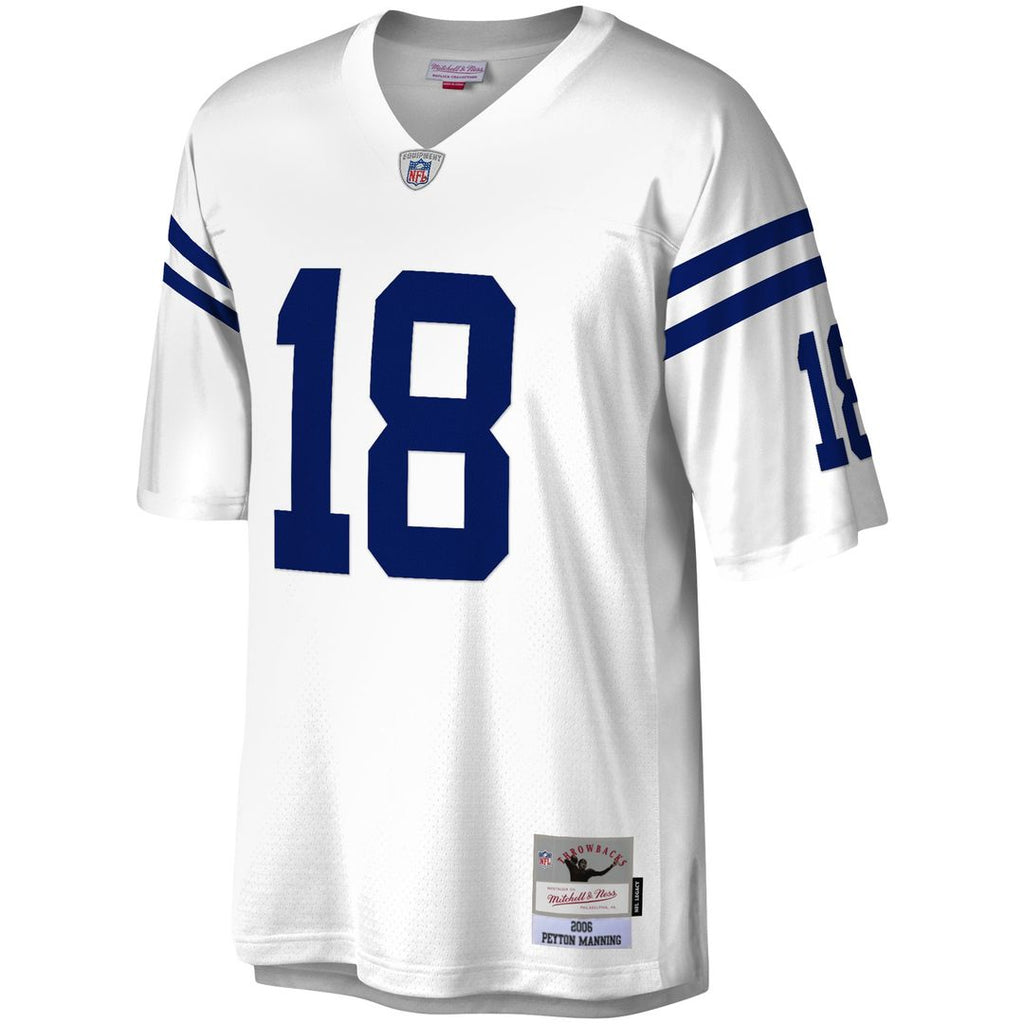 Indianapolis Colts Peyton Manning Mitchell & Ness White Legacy Replica Jersey - product image 2