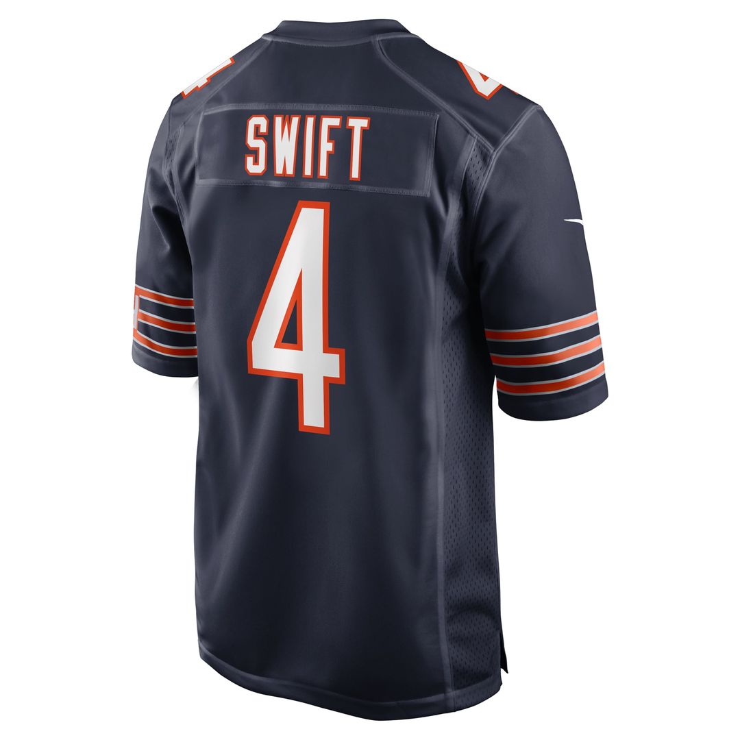 Chicago Bears D'Andre Swift Nike Navy Game Jersey - product image 3