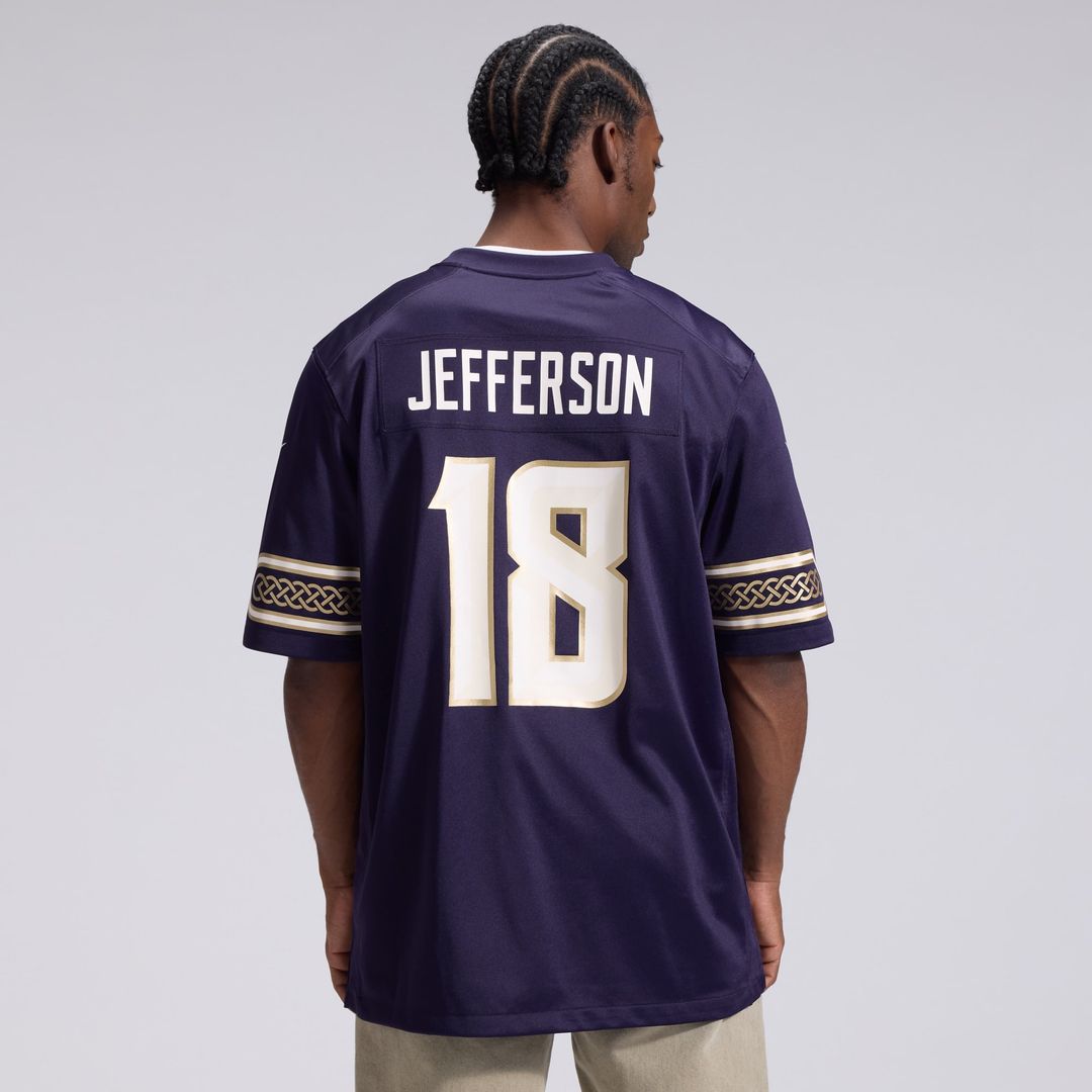 Minnesota Vikings Justin Jefferson Nike Purple 2026 Rivalries Collection Game Jersey - product image 4