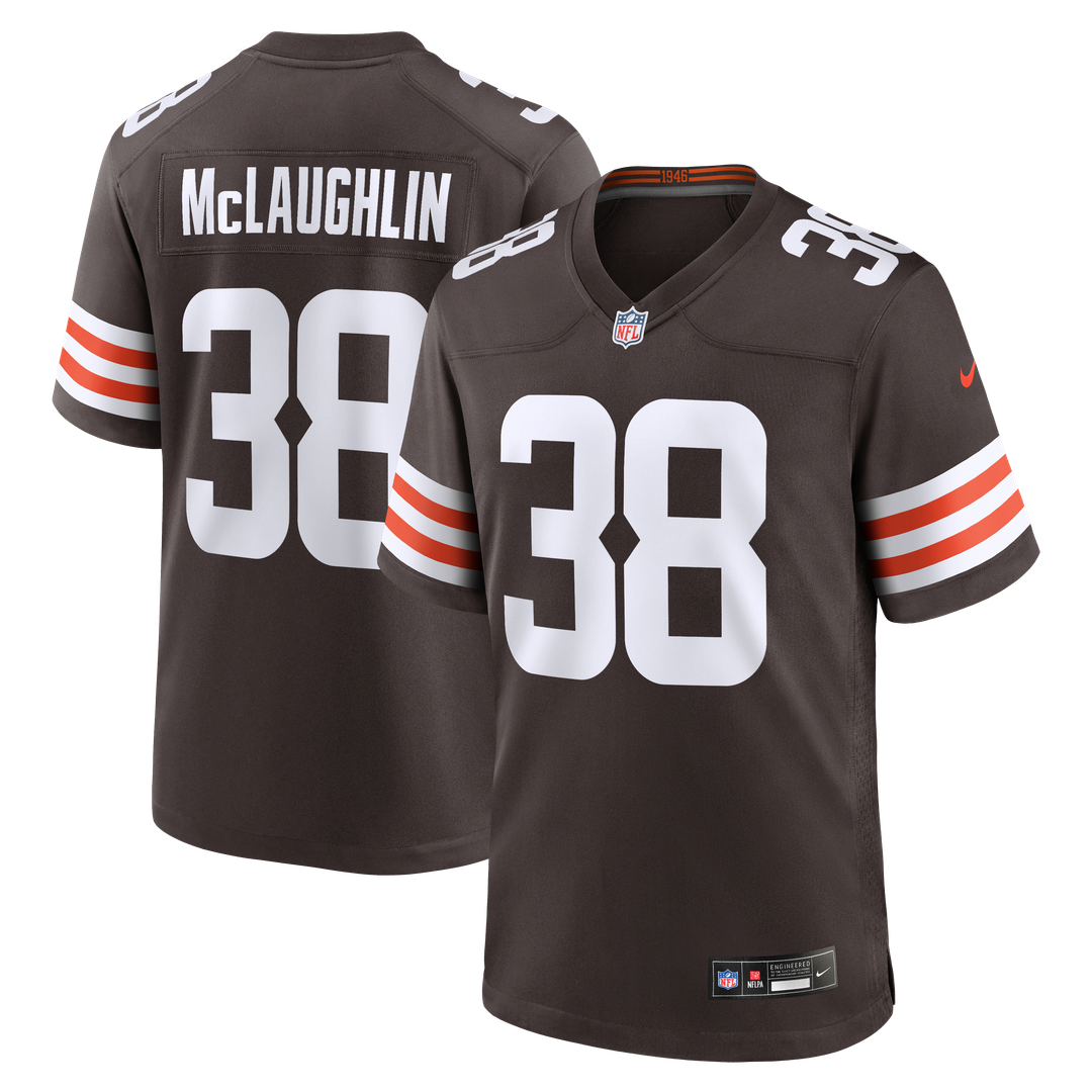 Cleveland Browns Jaleel McLaughlin Nike Brown Team Game Jersey - product image 1