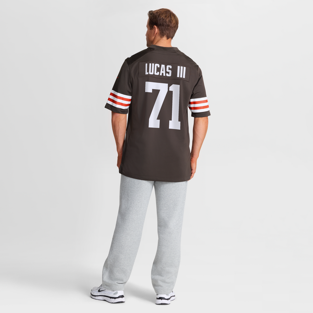 Cleveland Browns Cornelius Lucas Nike Brown Team Game Jersey - product image 8