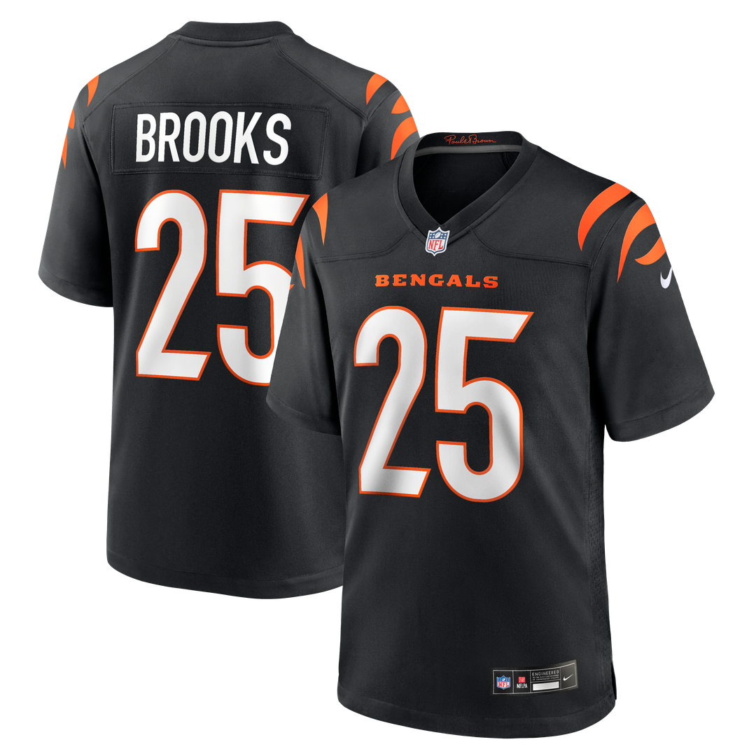 Cincinnati Bengals Tahj Brooks Nike Black Team Game Jersey - product image 1