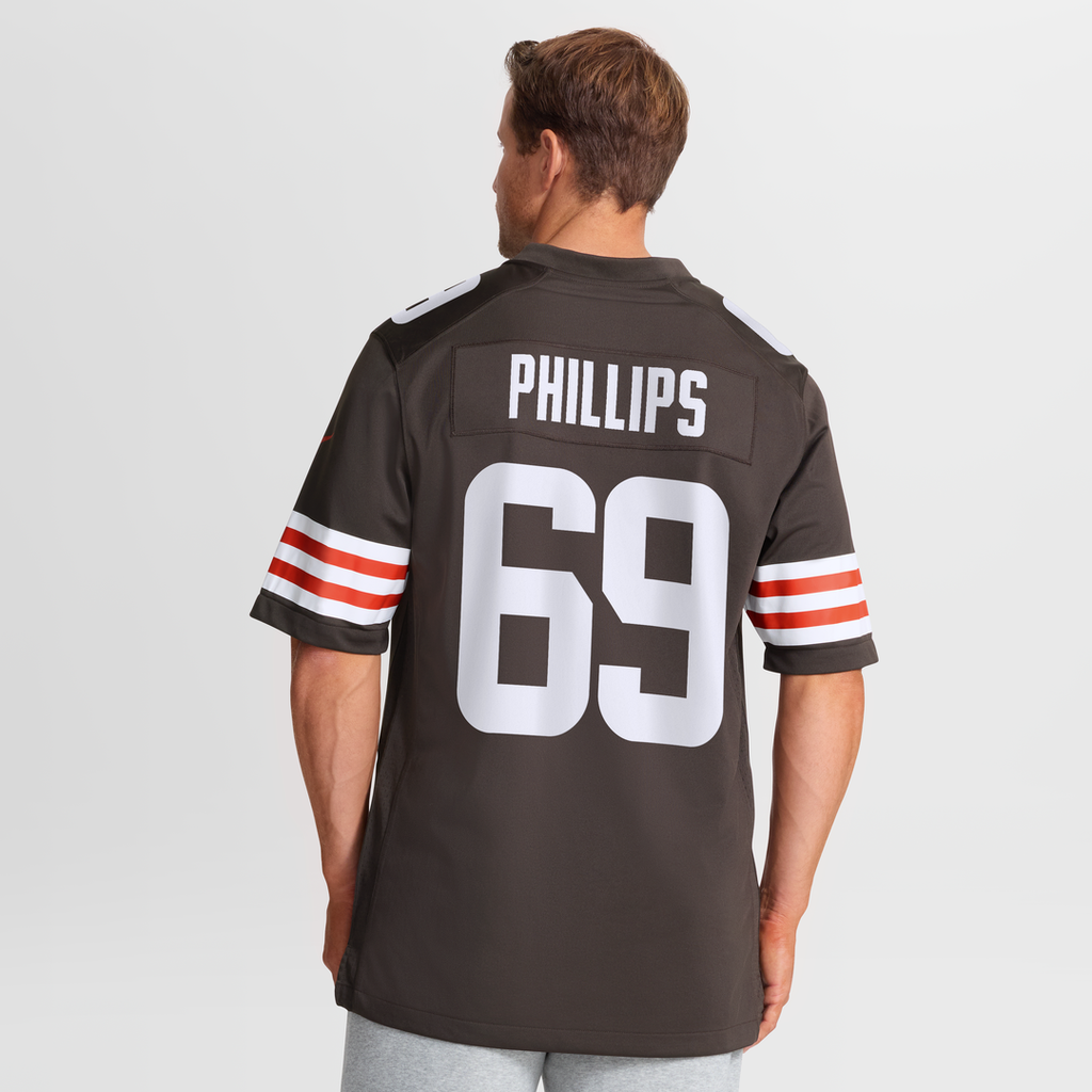 Cleveland Browns Tyre Phillips Nike Brown Team Game Jersey - product image 5