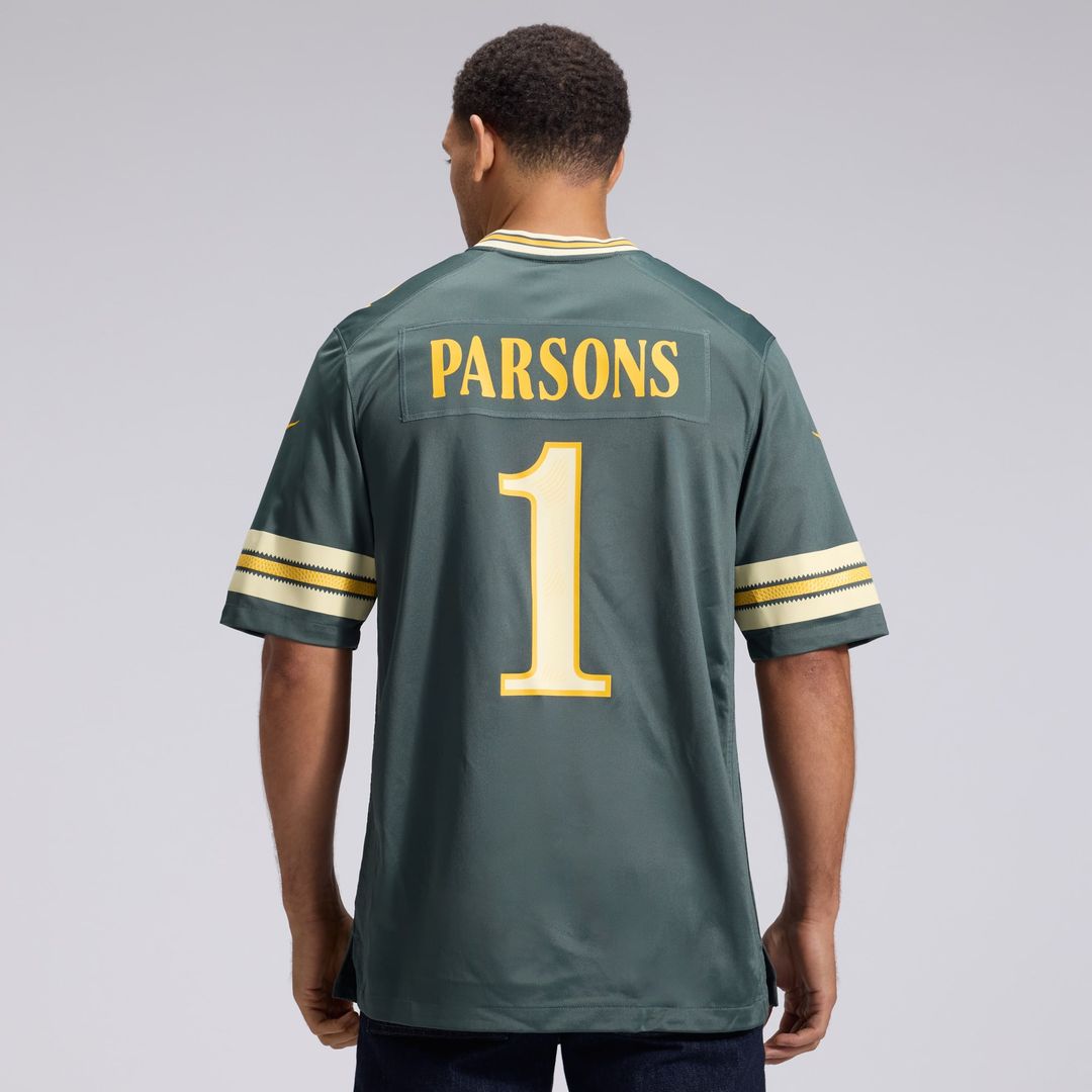 Green Bay Packers Micah Parsons Nike Green 2026 Rivalries Collection Game Jersey - product image 4