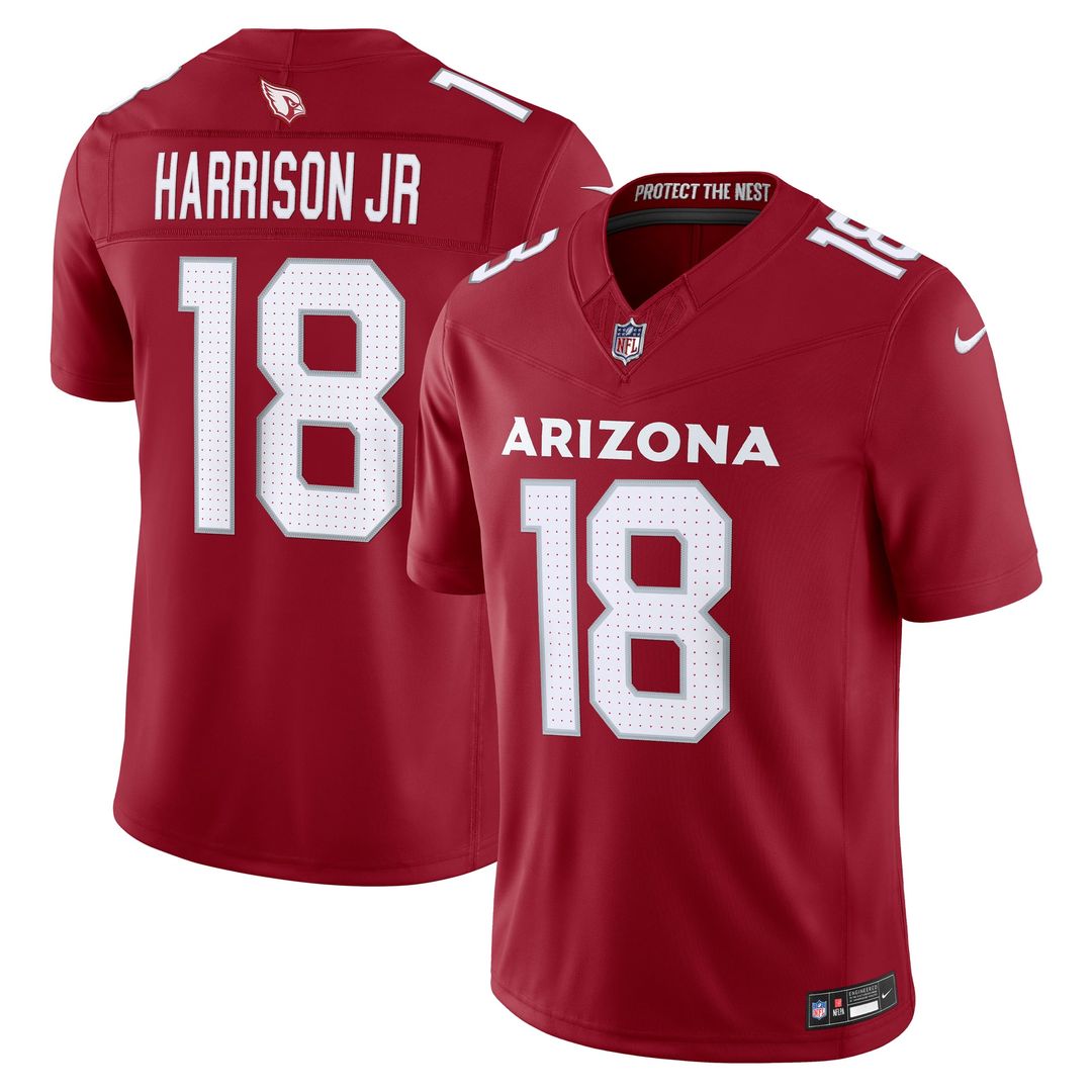 Arizona Cardinals Marvin Harrison Jr. Nike Black Alternate Vapor F.U.S.E. Stitched Limited Jersey - product image 7