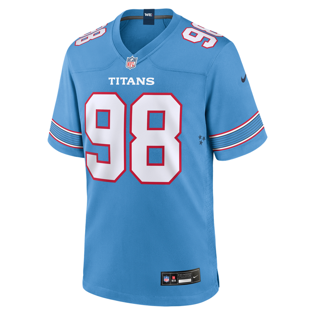 Tennessee Titans Jeffery Simmons Nike Light Blue Game Jersey - product image 8