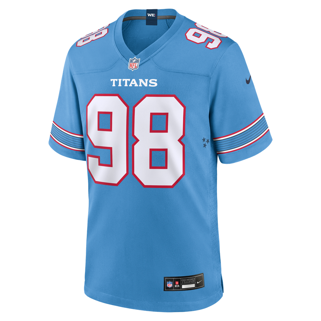 Tennessee Titans Jeffery Simmons Nike Light Blue Game Jersey - product image 8