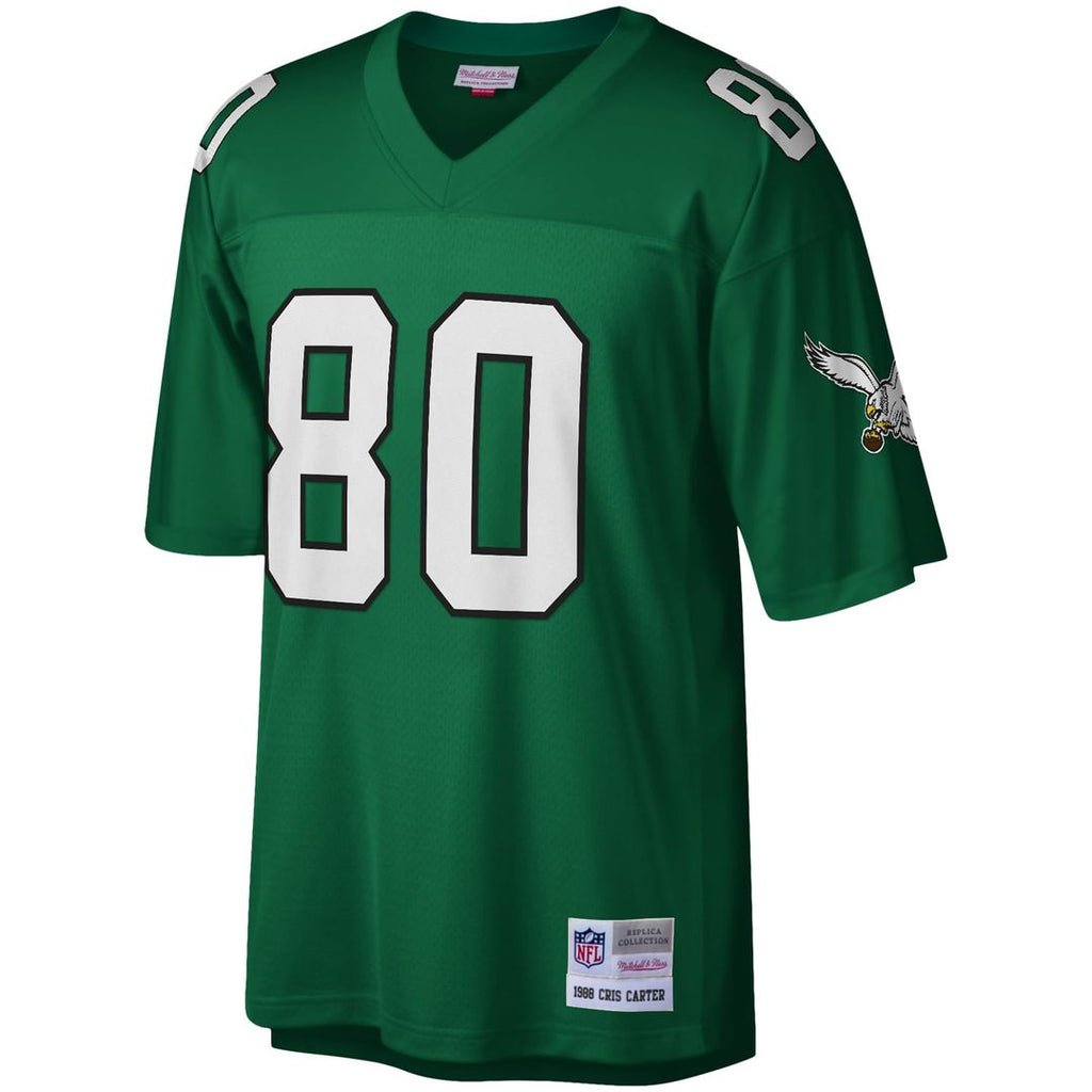 Philadelphia Eagles Cris Carter Mitchell & Ness Kelly Green Legacy Replica Jersey - product image 2