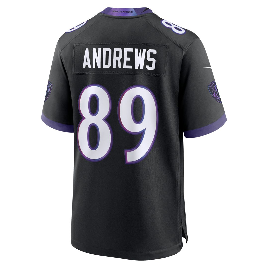 Baltimore Ravens Mark Andrews Nike Black Alternate Game Jersey - product image 6
