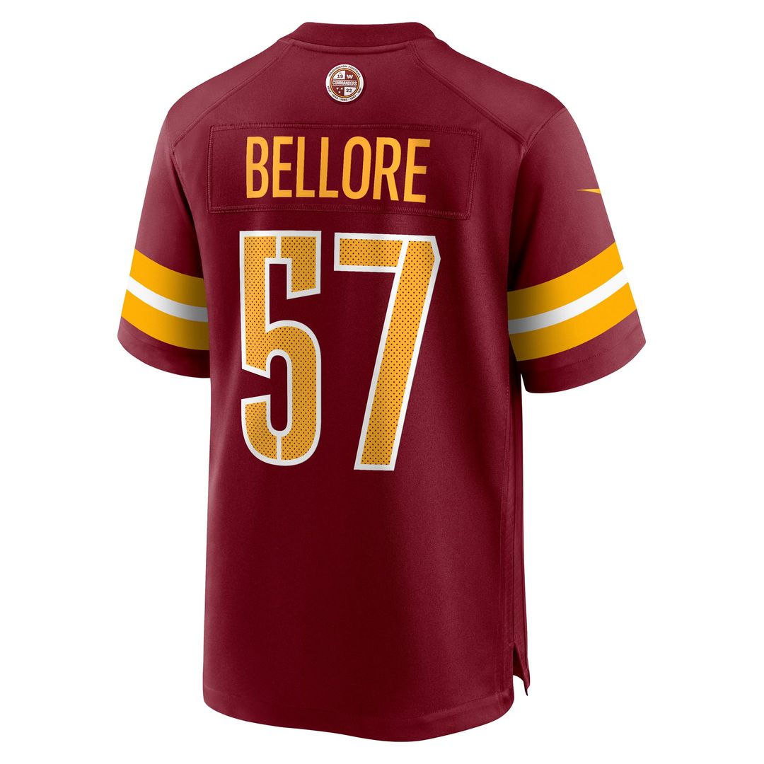 Washington Commanders Nick Bellore Nike Burgundy Team Game Jersey - product image 3