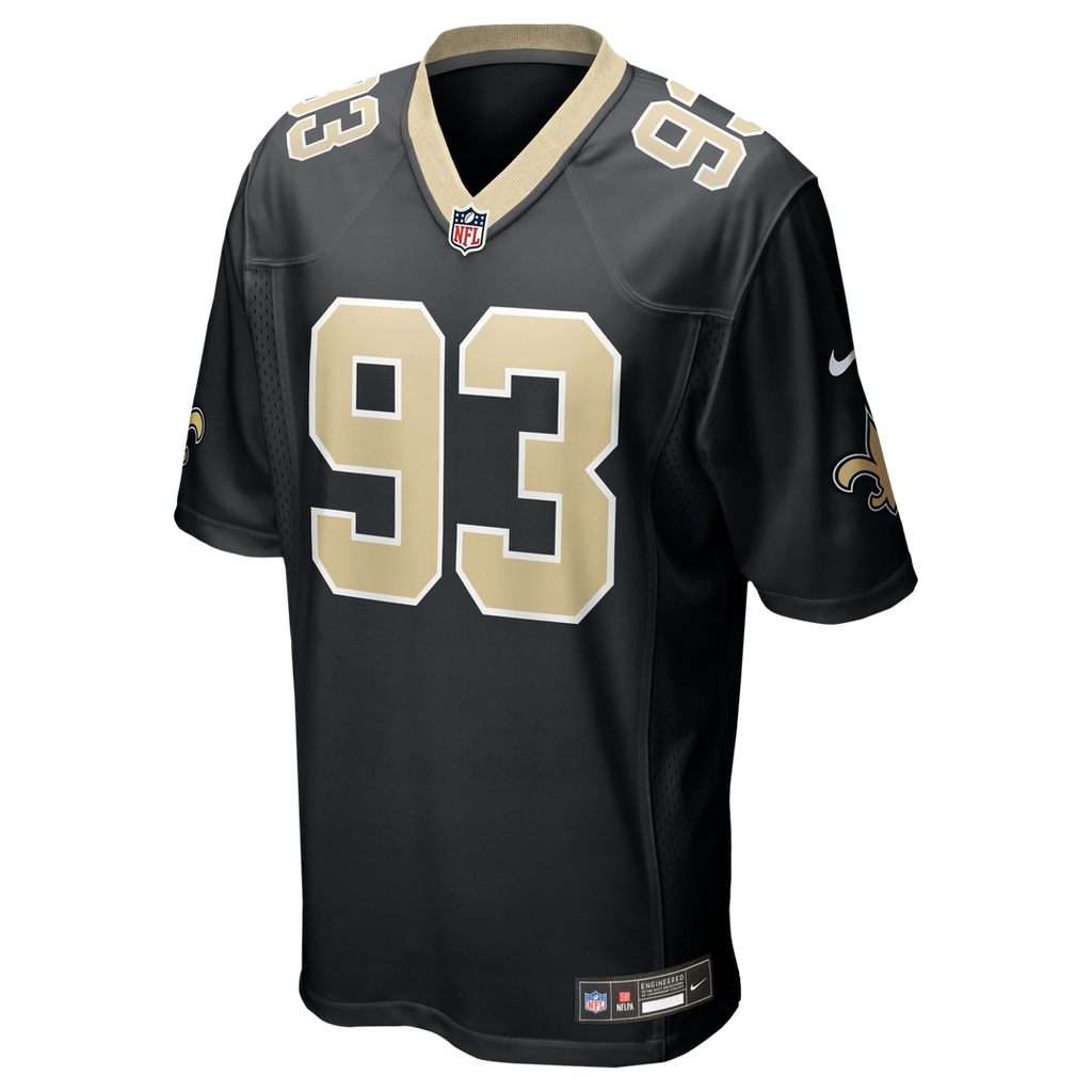 New Orleans Saints Nathan Shepherd Nike Black Game Jersey - product image 2