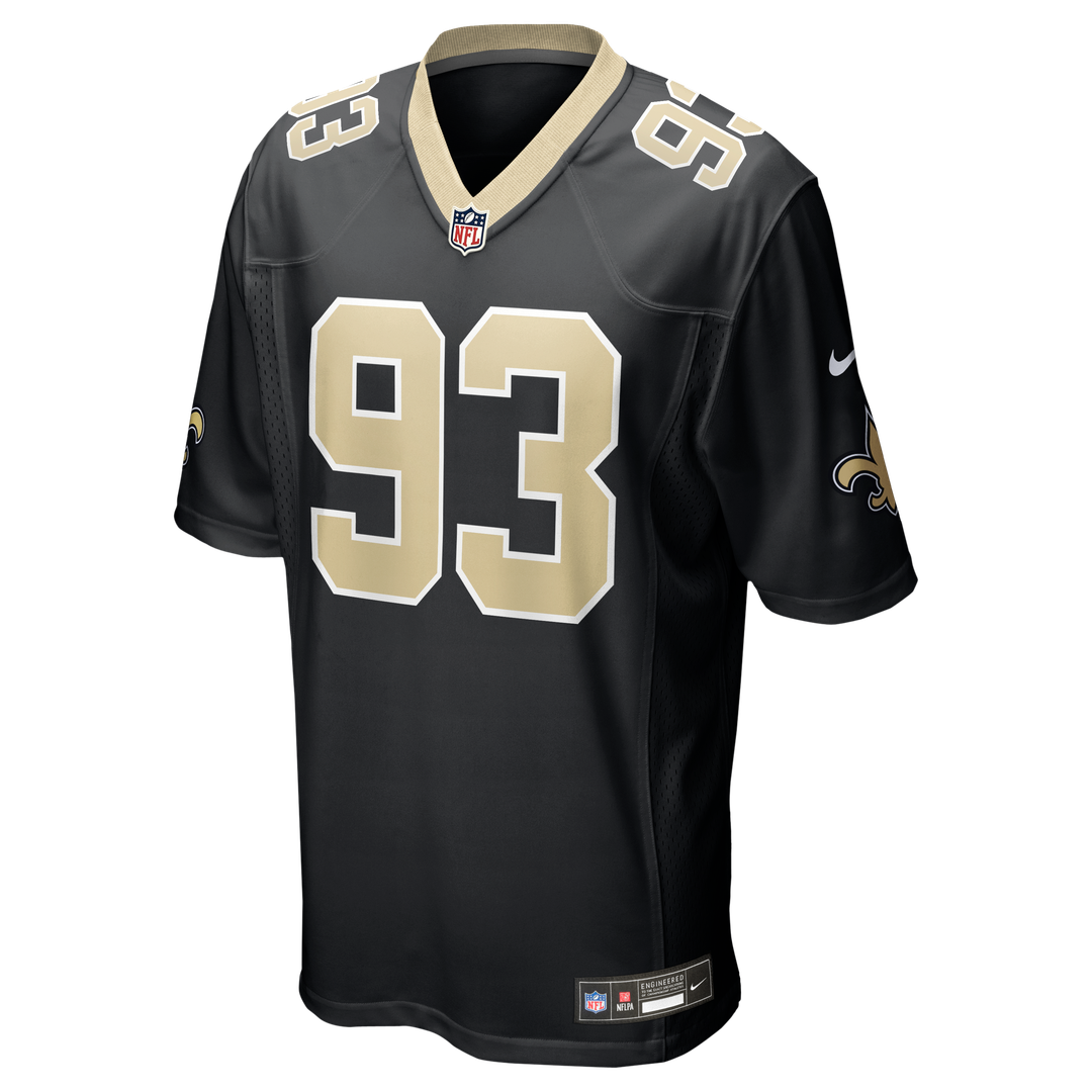 New Orleans Saints Nathan Shepherd Nike Black Game Jersey - product image 2
