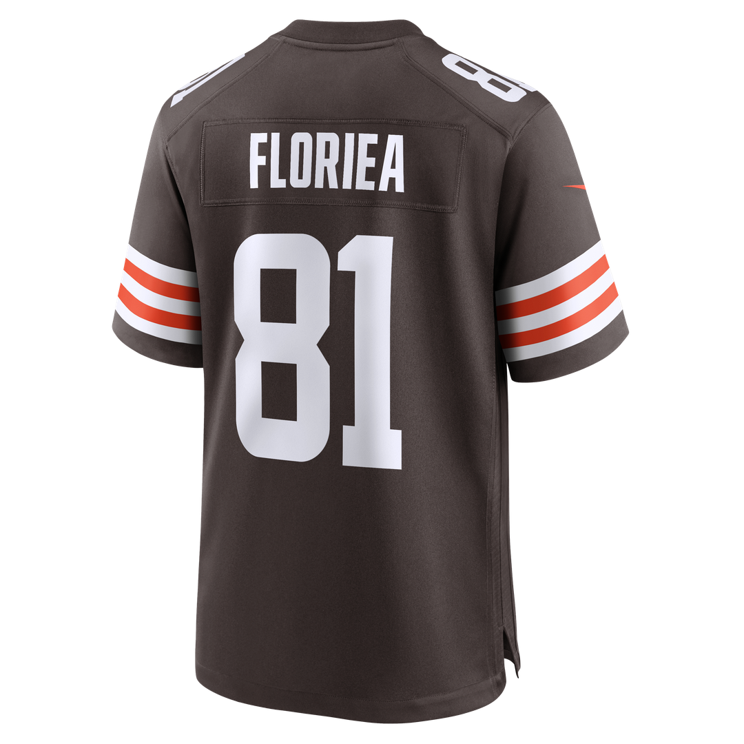 Cleveland Browns Luke Floriea Nike Brown Team Game Jersey - product image 3