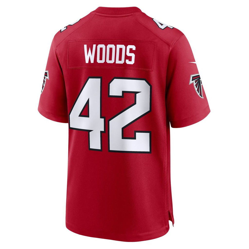 Atlanta Falcons Josh Woods Nike Red Team Game Jersey - product image 3
