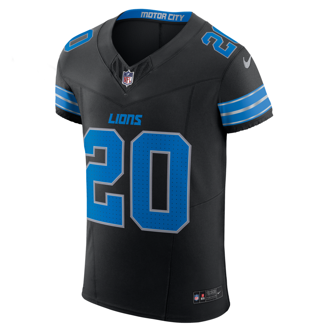Detroit Lions Barry Sanders Nike Black Alternate Vapor F.U.S.E. Elite Jersey - product image 2