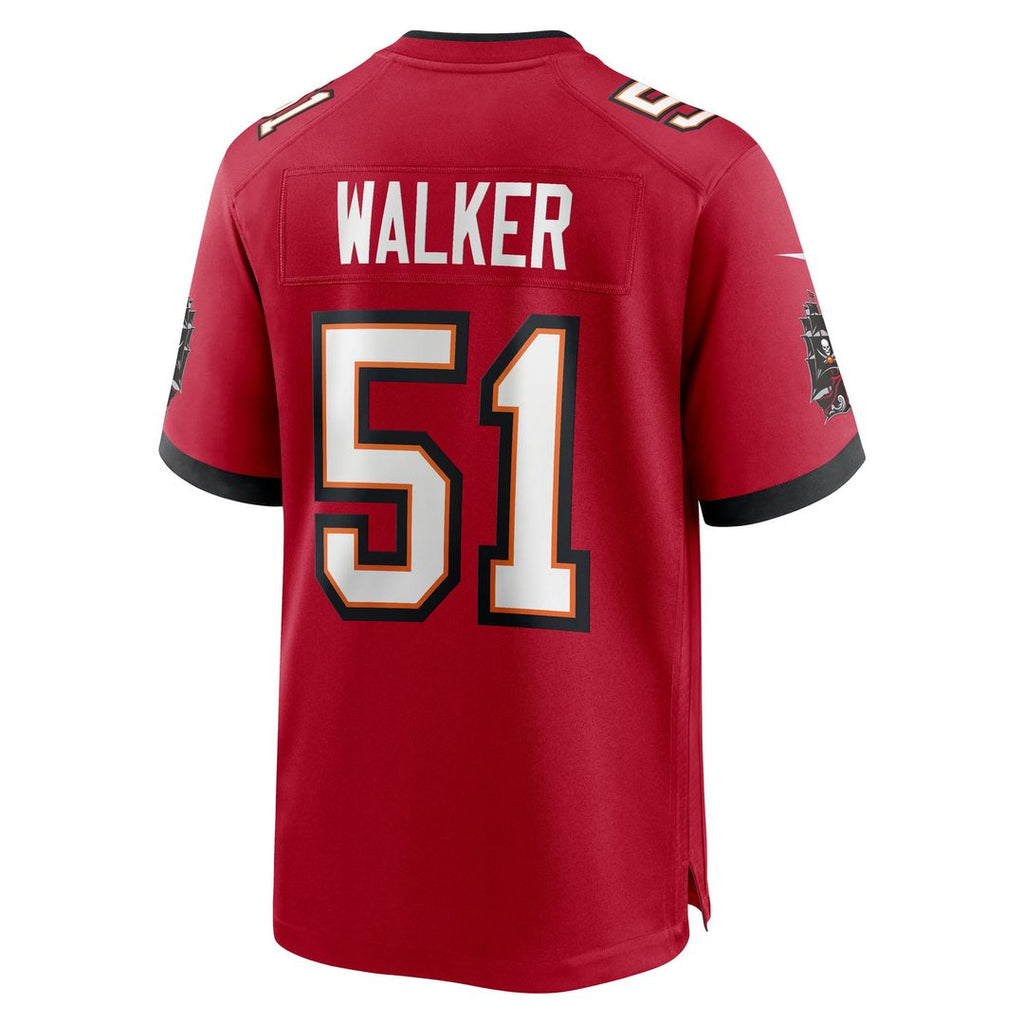 Tampa Bay Buccaneers David Walker Nike Red Team Game Jersey - product image 3