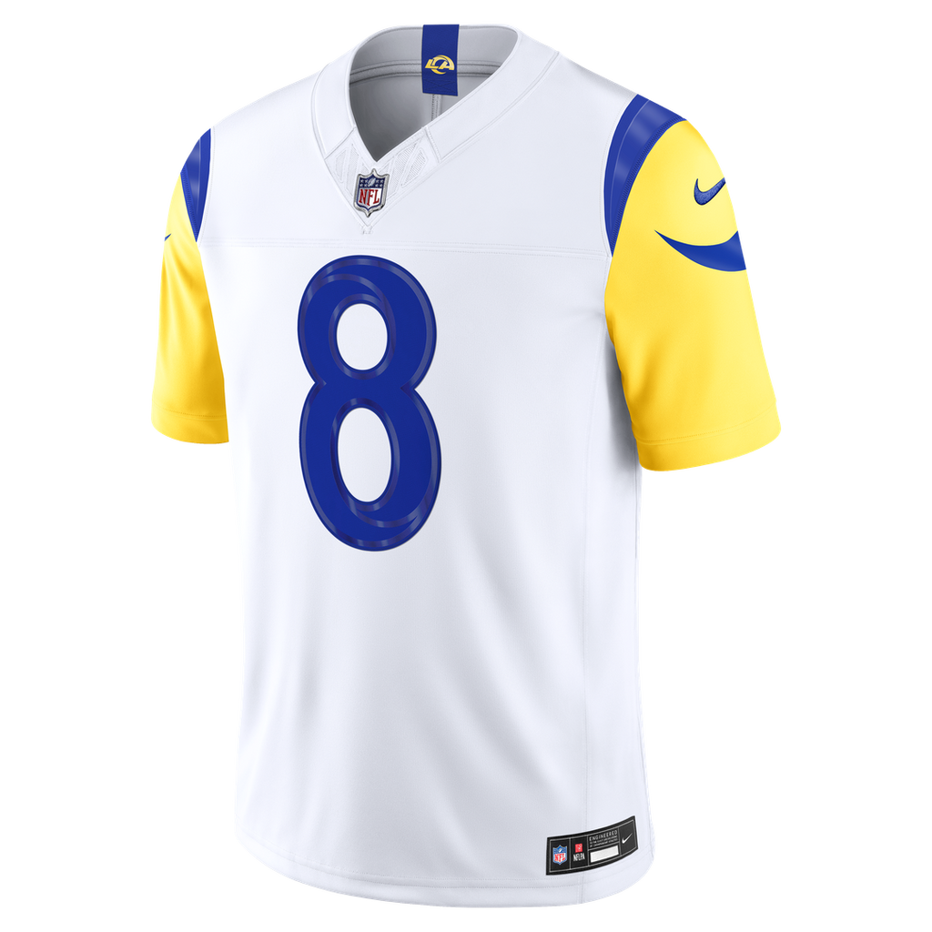 Los Angeles Rams Jared Verse Nike White Vapor F.U.S.E. Stitched Limited Jersey - product image 7