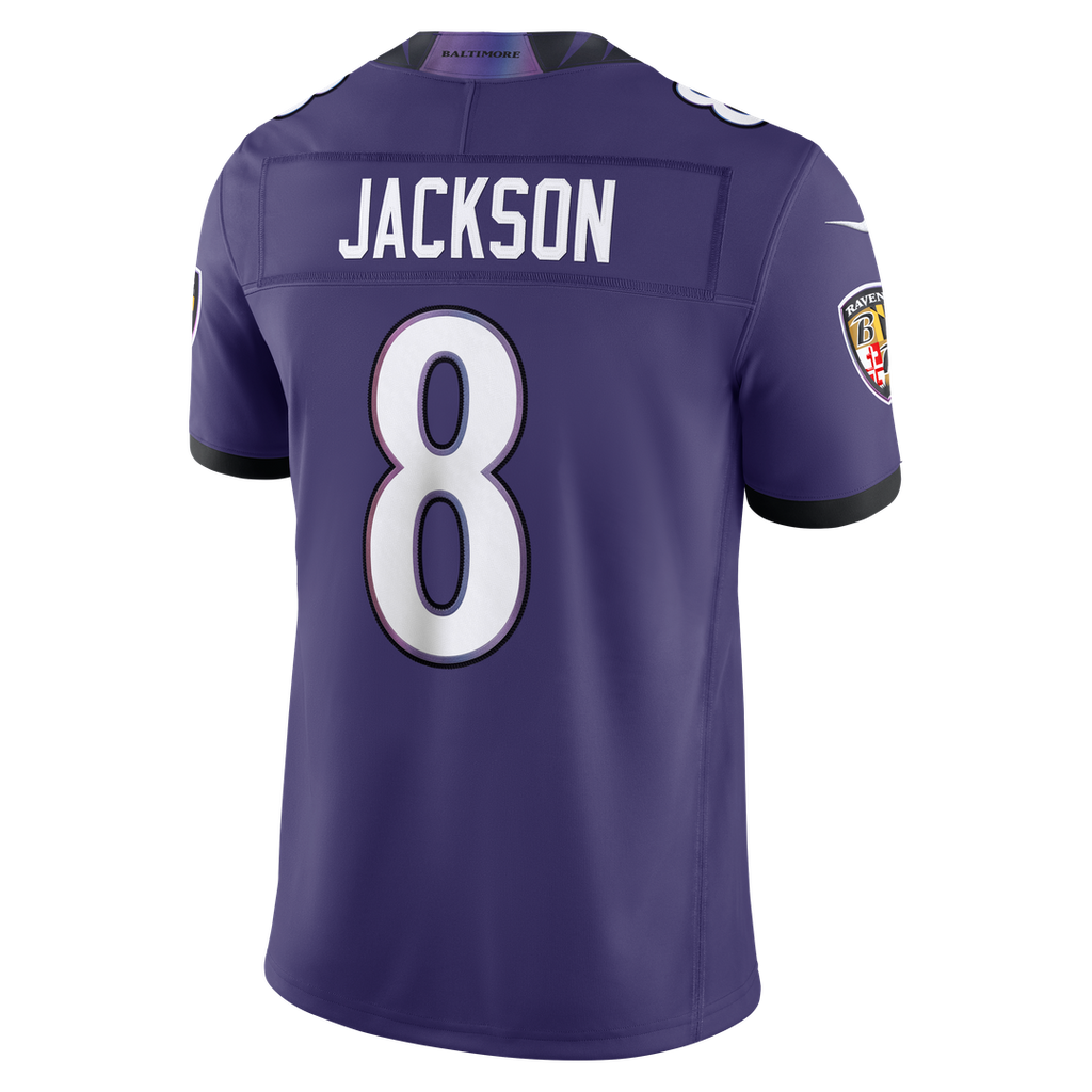 Baltimore Ravens Lamar Jackson Nike Black Alternate Alternate Vapor F.U.S.E. Stitched Limited Jersey - product image 9