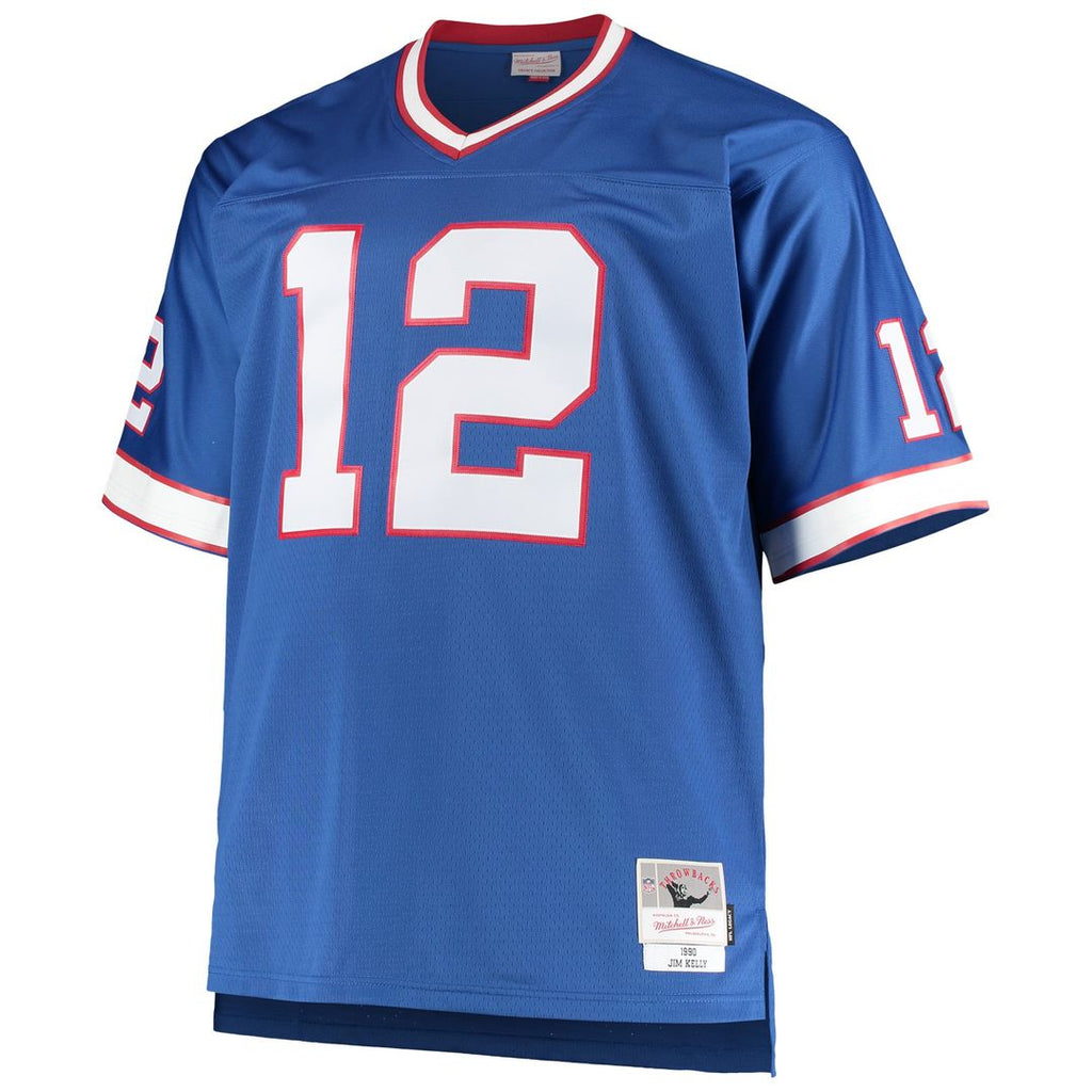 Buffalo Bills Jim Kelly Mitchell & Ness Royal Big & Tall 1990 Retired Player Replica Jersey - product image 2