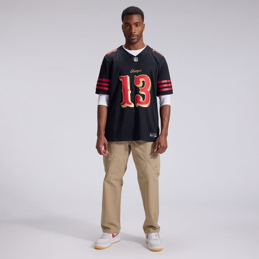 San Francisco 49ers Brock Purdy Nike Black Rivalries Collection Stitched Limited Jersey - product image 5