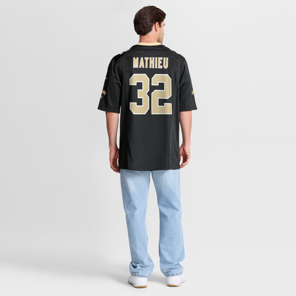 New Orleans Saints Tyrann Mathieu Nike Black Game Jersey - product image 16