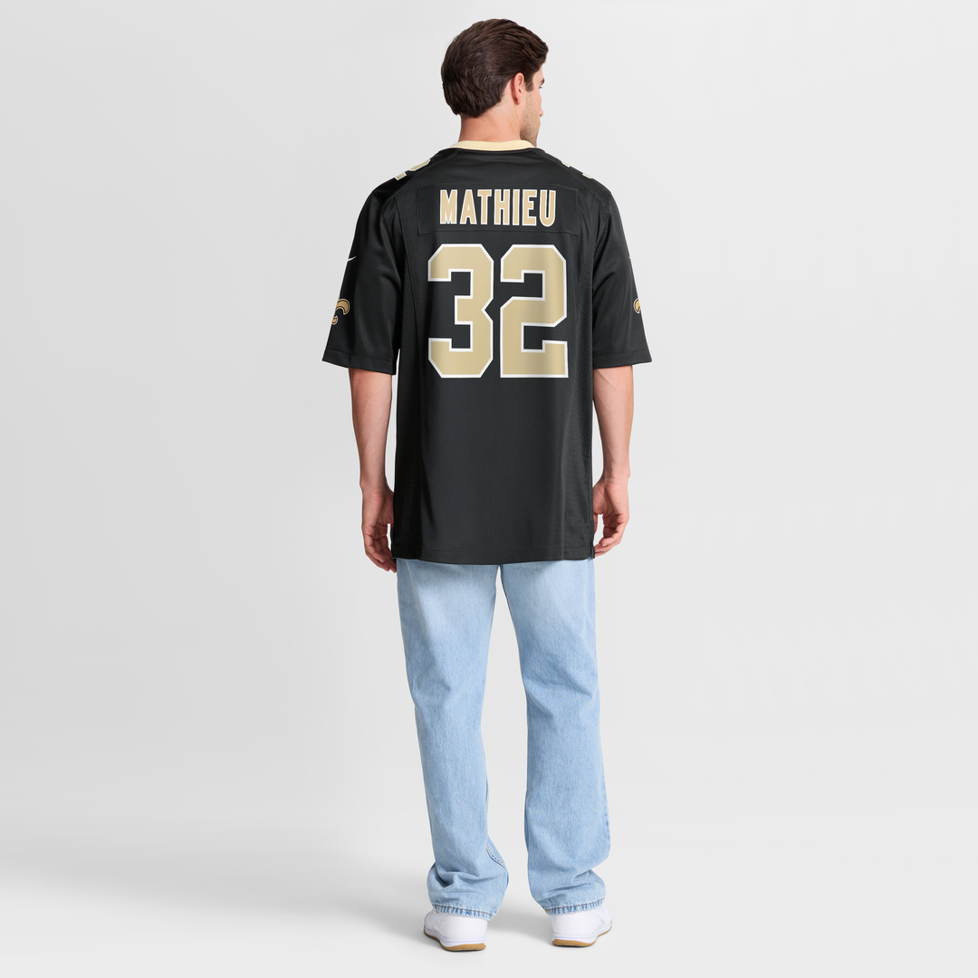 New Orleans Saints Tyrann Mathieu Nike Black Game Jersey - product image 16