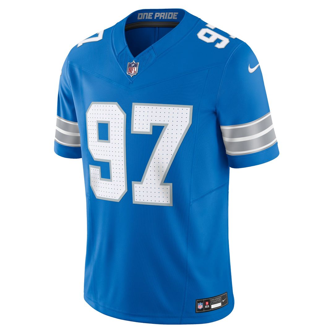 Detroit Lions Aidan Hutchinson Nike Blue Team Vapor F.U.S.E. Limited Jersey - product image 2