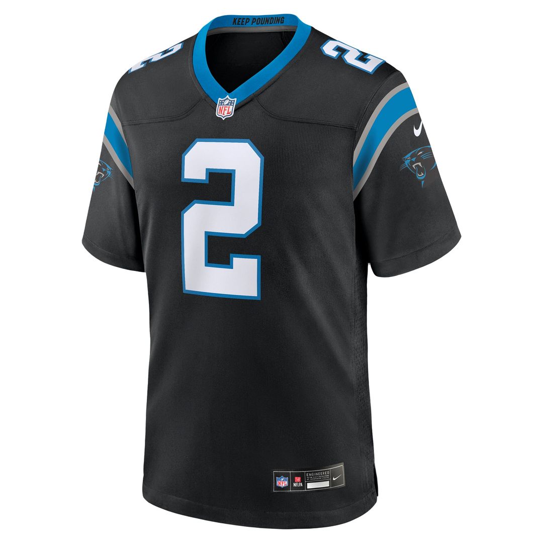 Carolina Panthers Mike Jackson Nike Black Game Jersey - product image 2