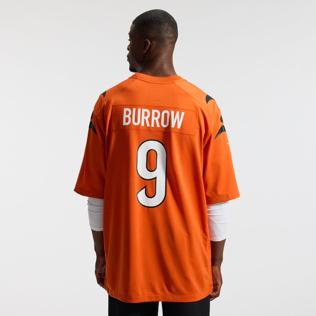 Cincinnati Bengals Joe Burrow Nike Orange Alternate Game Jersey - product image 18