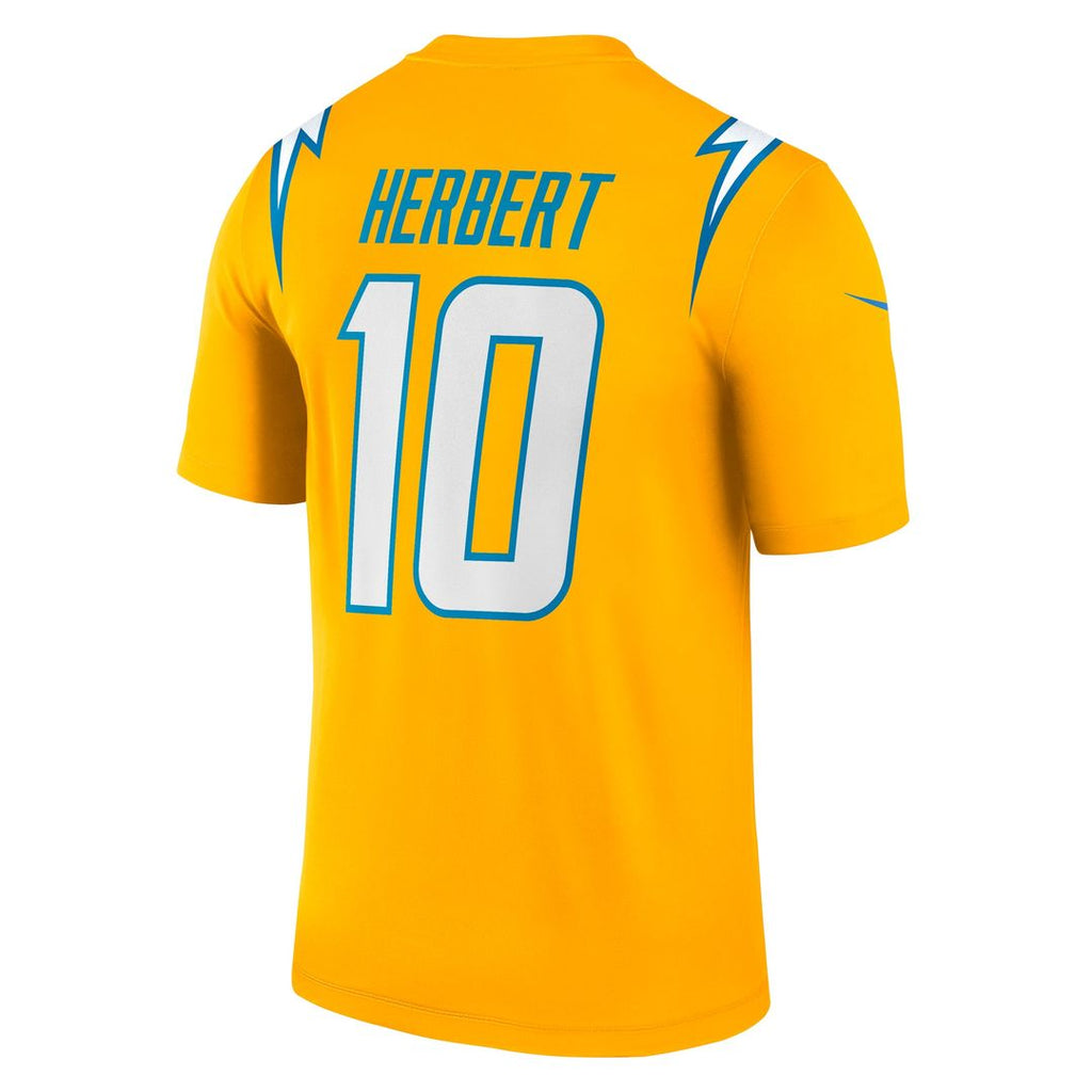 Los Angeles Chargers Justin Herbert Nike Gold Alternate Charger Power Legend Player Performance Top - product image 3