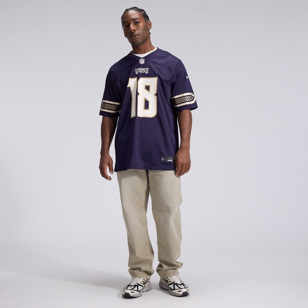 Minnesota Vikings Justin Jefferson Nike Purple 2026 Rivalries Collection Game Jersey - product image 5