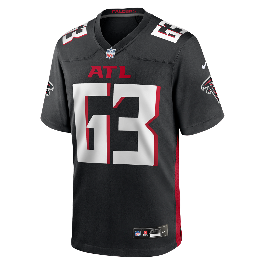 Atlanta Falcons Chris Lindstrom Nike Black Game Jersey - product image 2