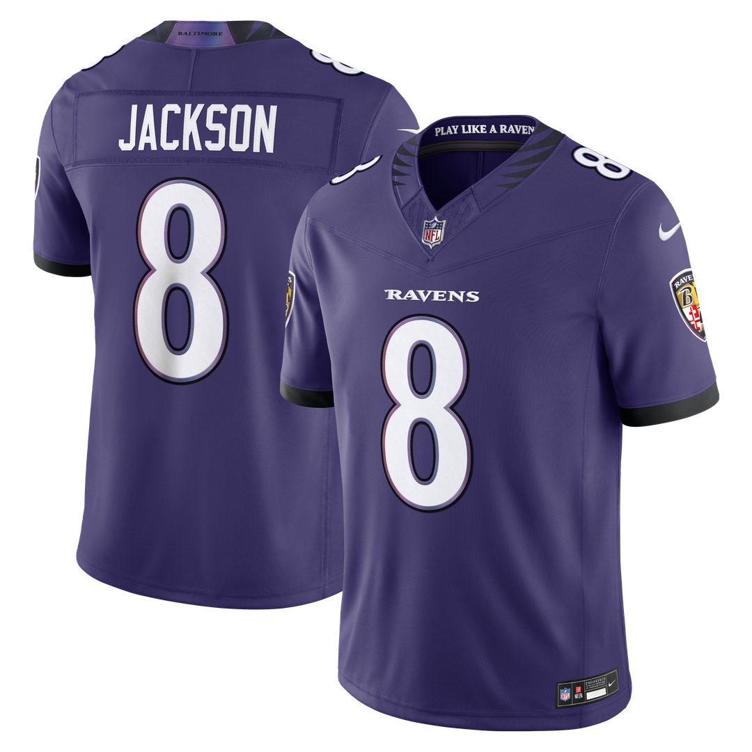 Baltimore Ravens Lamar Jackson Nike White Vapor F.U.S.E. Stitched Limited Jersey - product image 29