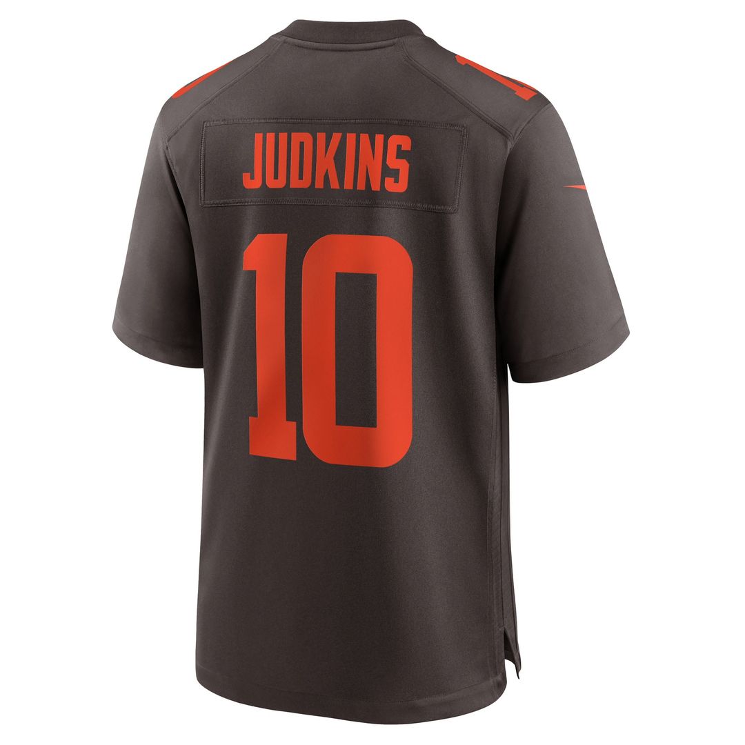 Cleveland Browns Quinshon Judkins Nike Brown Alpha Dawg Game Jersey - product image 3
