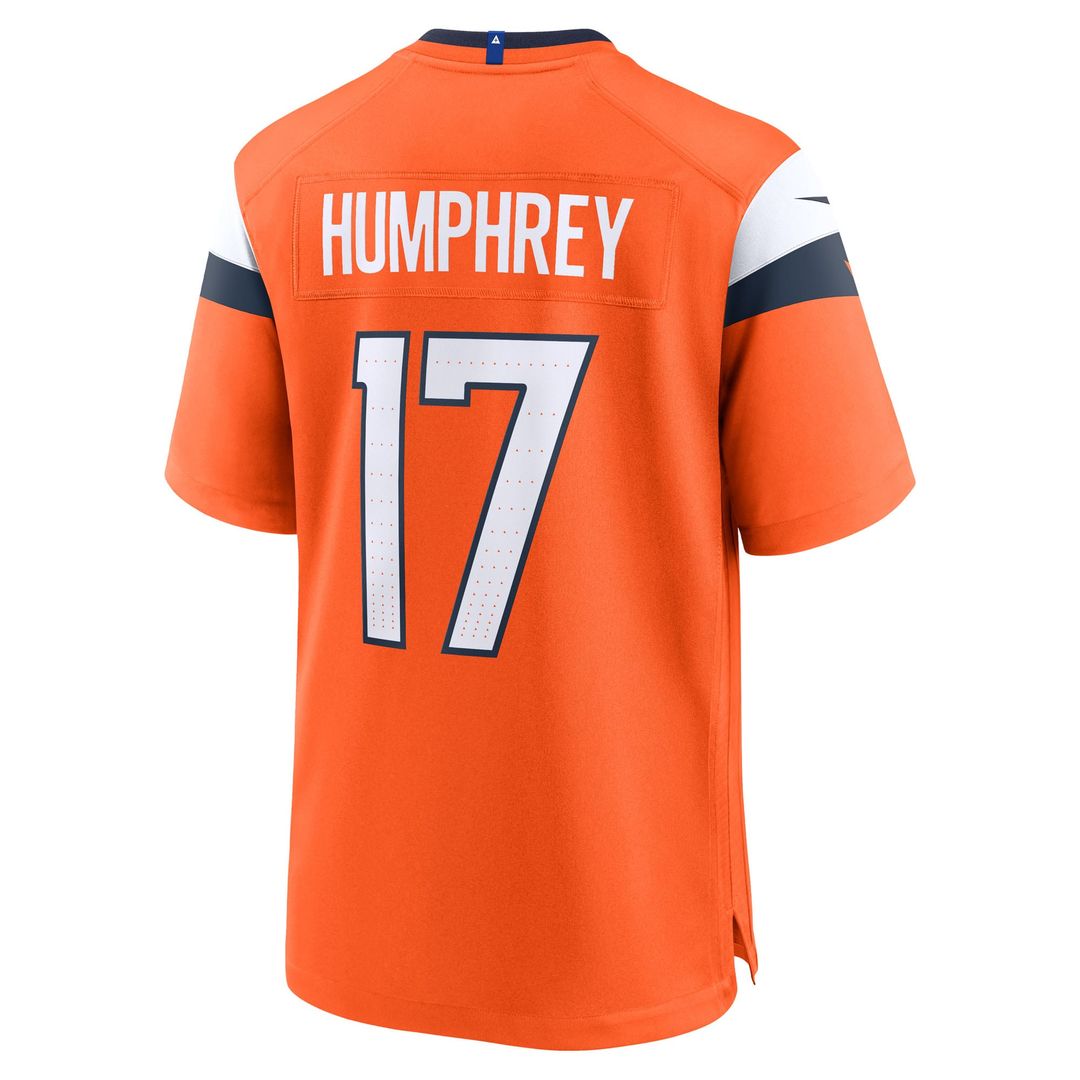 Denver Broncos Lil'Jordan Humphrey Nike Orange Team Game Jersey - product image 3