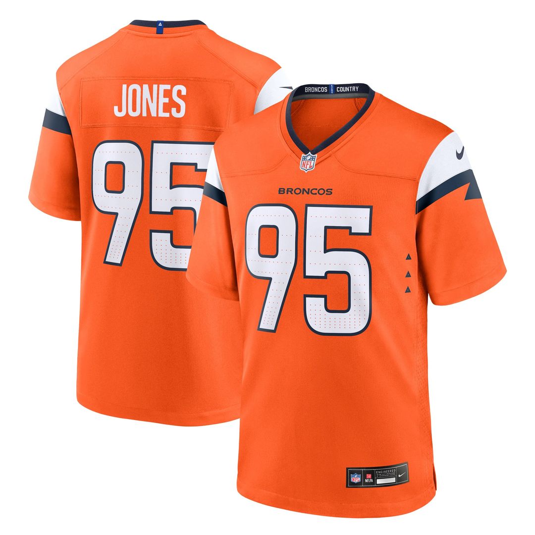 Denver Broncos Sai'vion Jones Nike Orange Team Game Jersey - product image 1