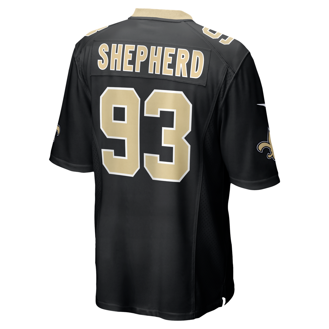 New Orleans Saints Nathan Shepherd Nike Black Game Jersey - product image 3