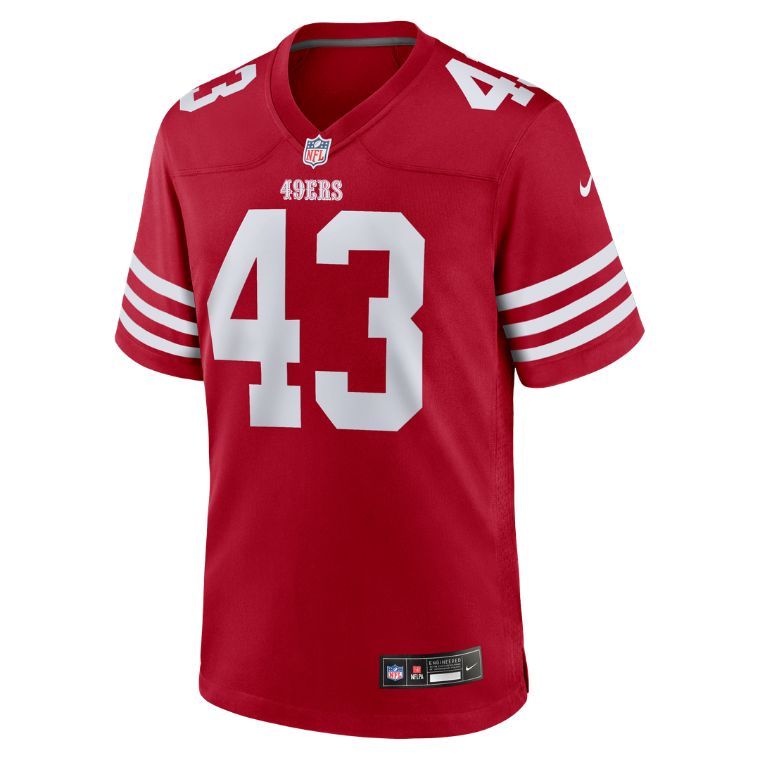 San Francisco 49ers Eric Kendricks Nike Scarlet Team Game Jersey - product image 2
