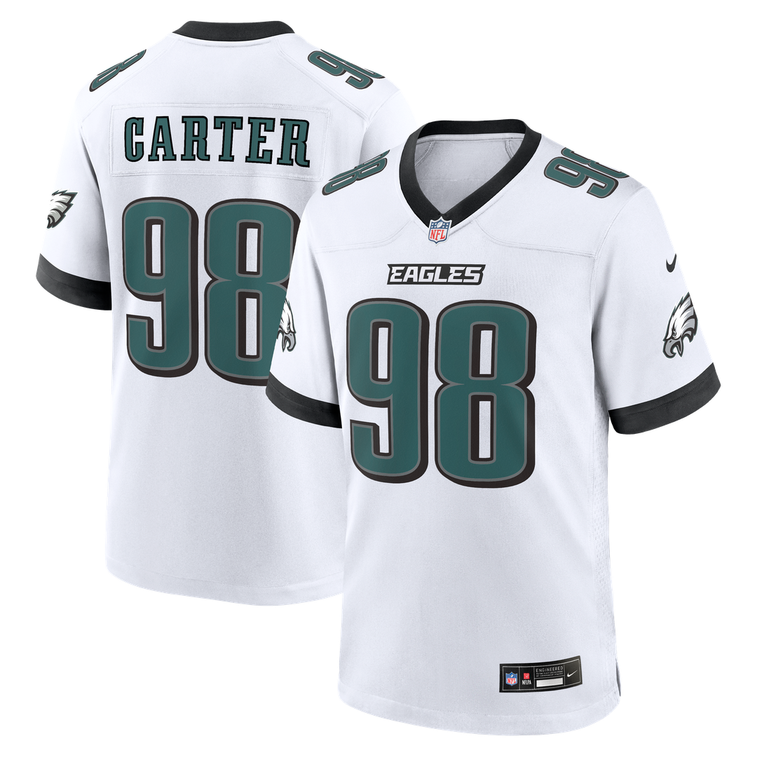Philadelphia Eagles Jalen Carter Nike White Game Jersey - product image 1
