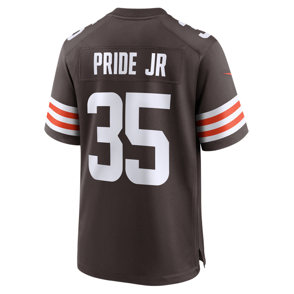 Cleveland Browns Toriano Pride Jr. Nike Brown Team Game Jersey - product image 5