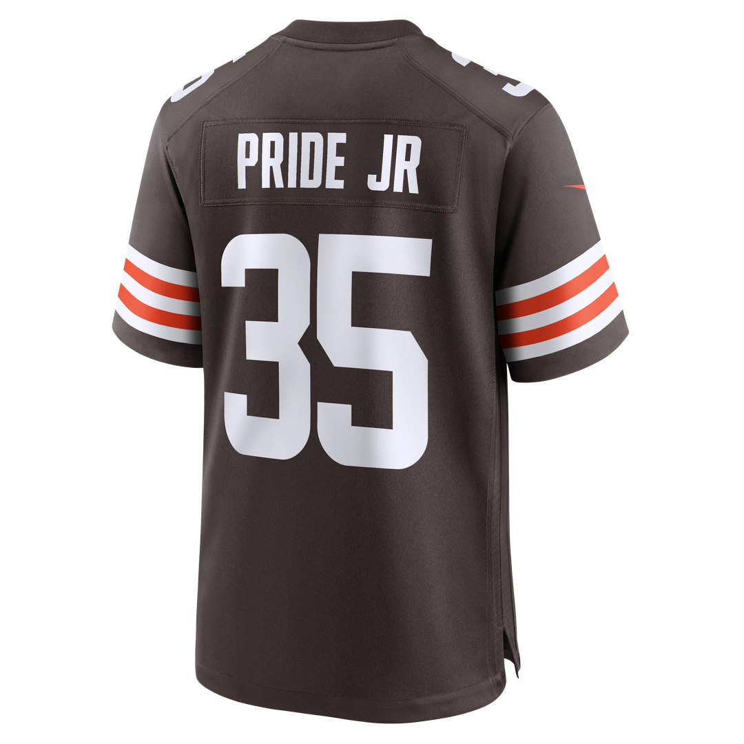 Cleveland Browns Toriano Pride Jr. Nike Brown Team Game Jersey - product image 5
