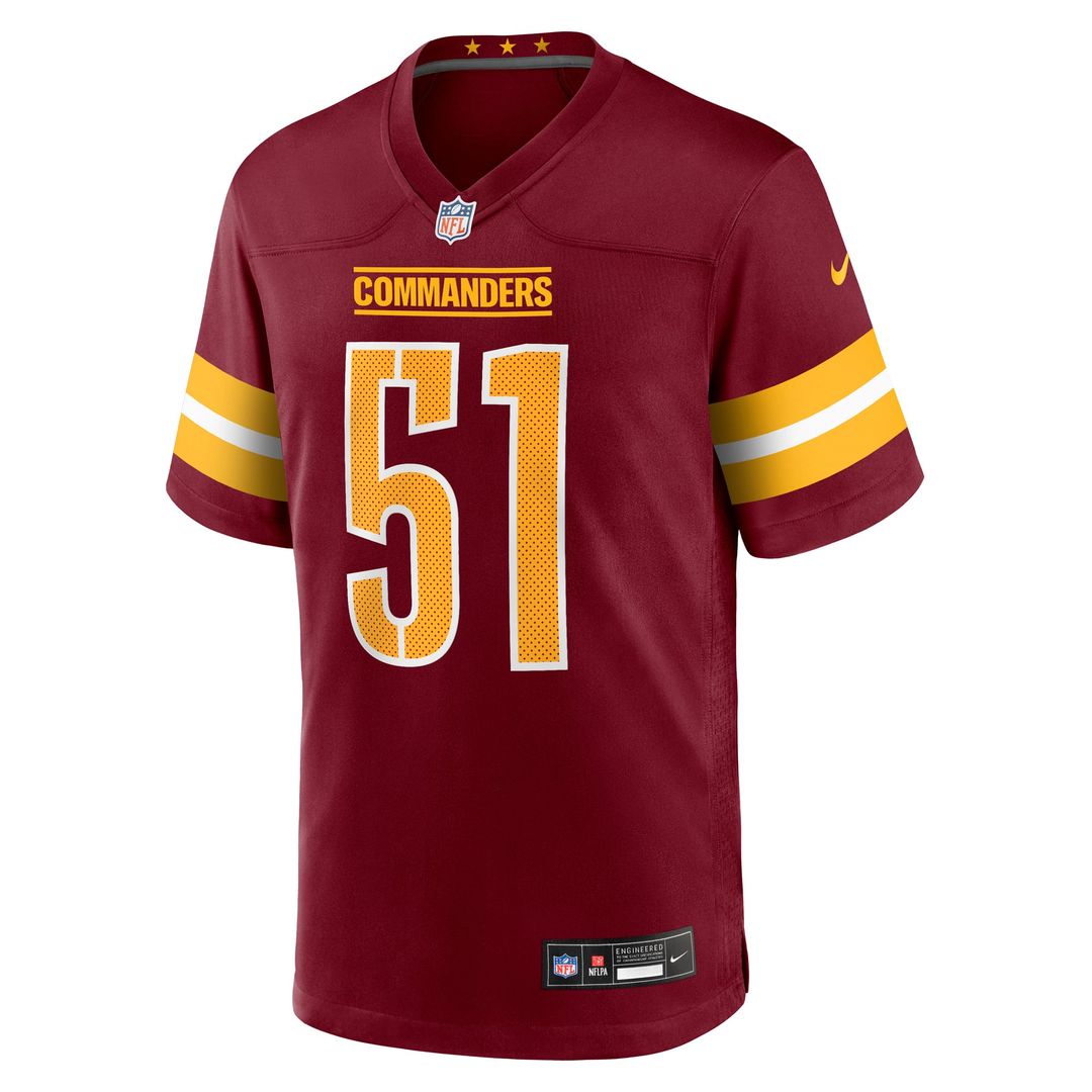 Washington Commanders Ale Kaho Nike Burgundy Team Game Jersey - product image 2