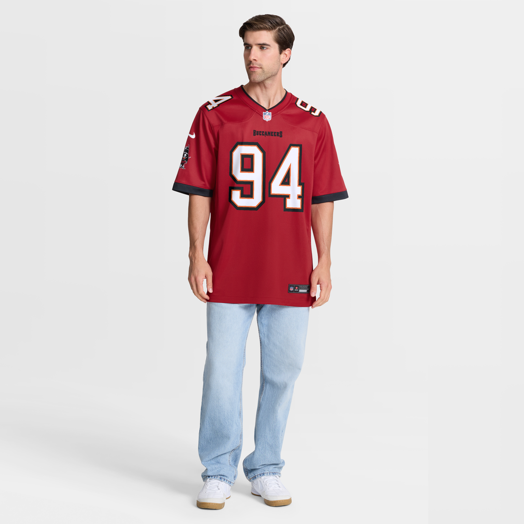 Tampa Bay Buccaneers Calijah Kancey Nike Red Game Jersey - product image 7