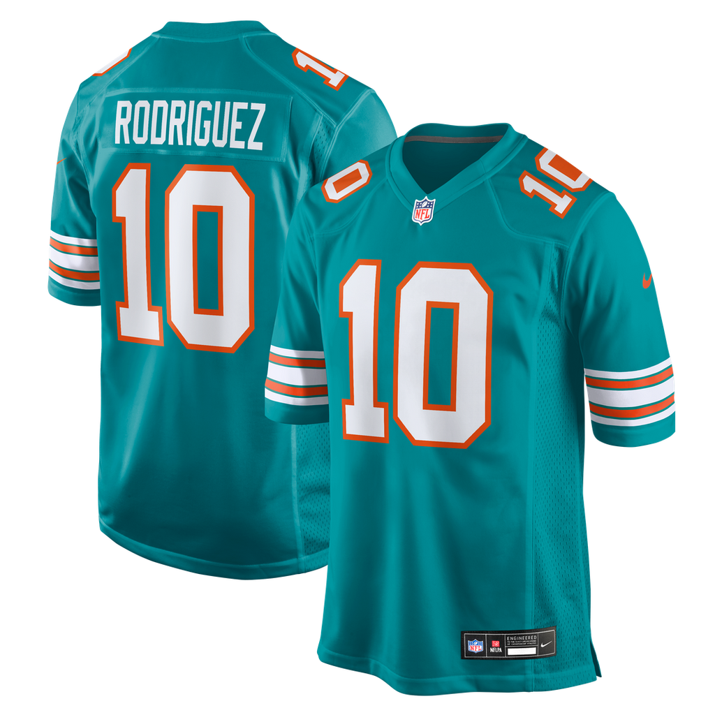 Miami Dolphins Jacob Rodriguez Nike Aqua Alternate Game Jersey - product image 7