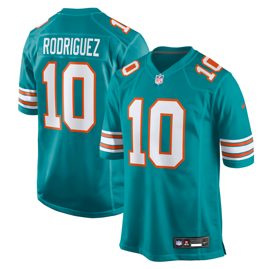 Miami Dolphins Jacob Rodriguez Nike Aqua Alternate Game Jersey - product image 7
